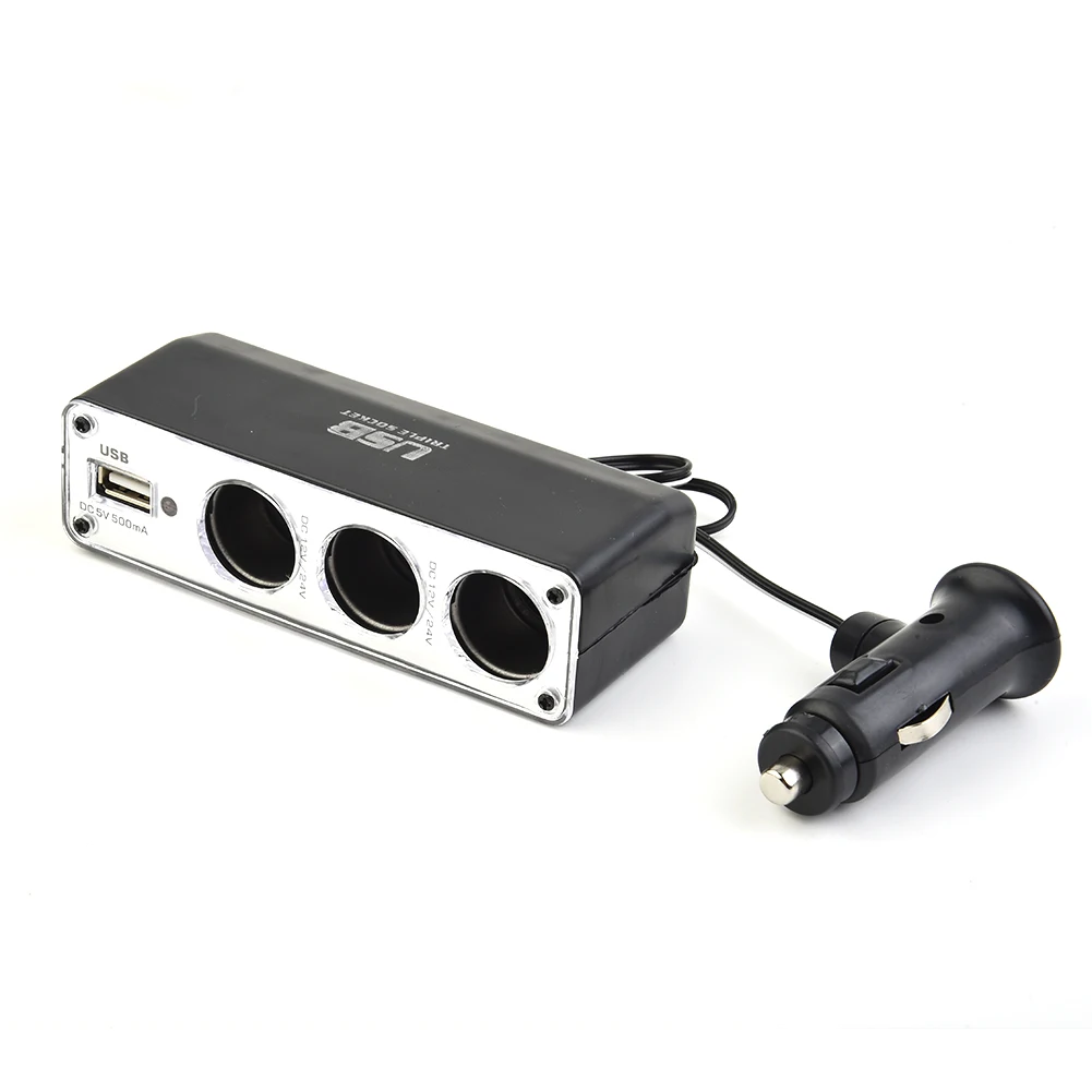 1x Car Lighter Multi Socket Triple Splitter USB Port Charger Adapter 12V Replacement Auto Accessories
1x Car Lighter Multi Socket Triple Splitter USB Port Charger Adapter 12V Replacement Auto Accessories