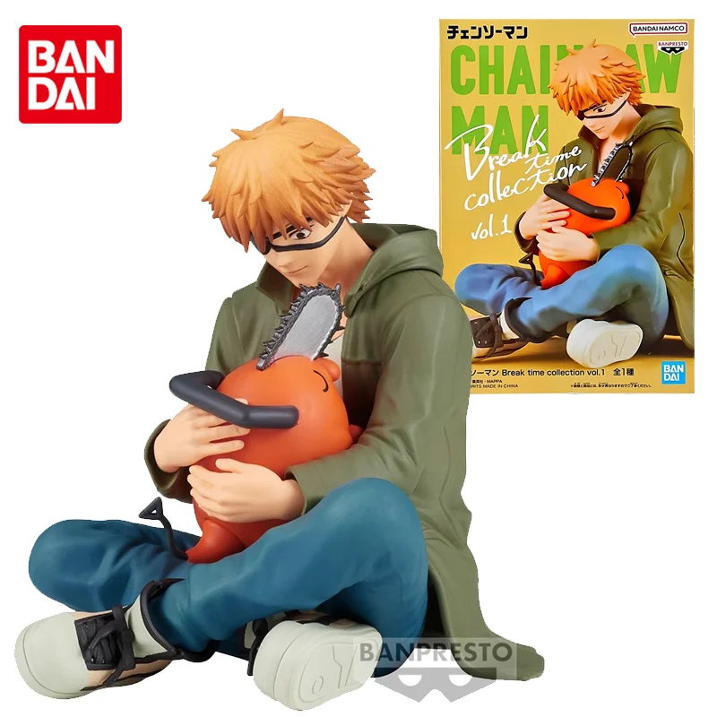 

Bandai Original Break Time CHAINSAW MAN Denji POCHITA Anime Action Figure Toys For Boys Girls Kids Children Birthday Gifts Model