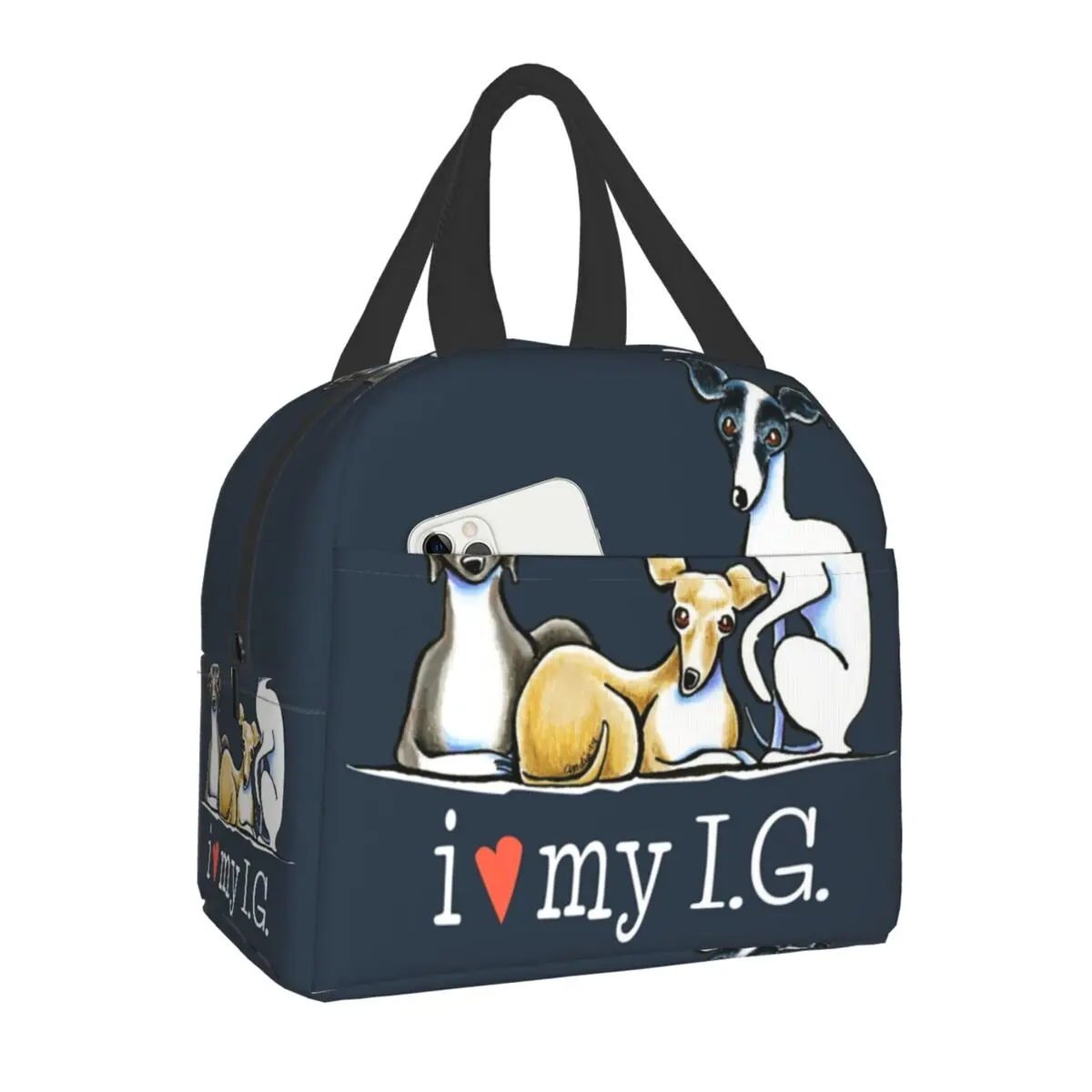 Italian Greyhound Lover Portable Lunch Box for Women Leakproof Cute Whippet Sighthound Dog Thermal Cooler Food Lunch Bag
Italian Greyhound Lover Portable Lunch Box for Women Leakproof Cute Whippet Sighthound Dog Thermal Cooler Food Lunch Bag