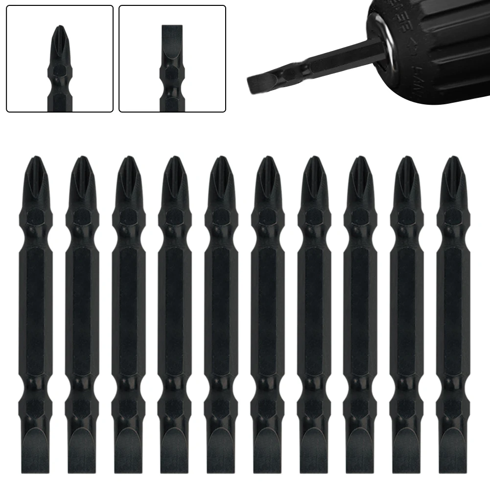 10pcs PH2 Magnetic Slotted Cross Double Head Screwdriver Bits For Hand Electric Drill Pneumatic Air Screwdriver Hand Tool
10pcs PH2 Magnetic Slotted Cross Double Head Screwdriver Bits For Hand Electric Drill Pneumatic Air Screwdriver Hand Tool