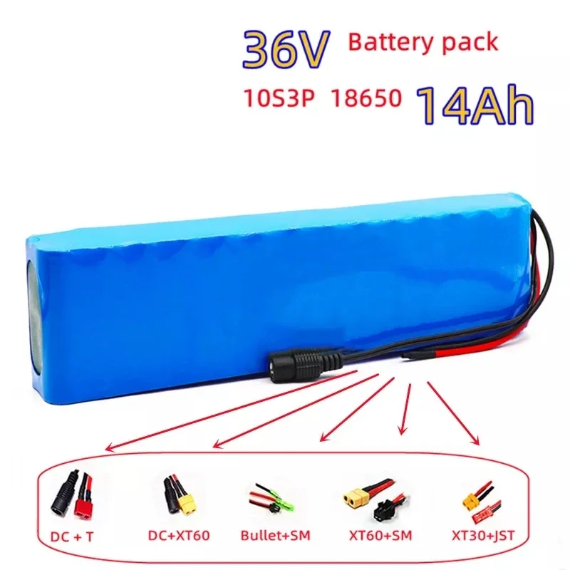 Batterie lithium-ion pour vélos et scooters électriques, 36V, 14ah, 42V, 2021 mAh, 10S3P, avec BMS 14000 W, nouveauté 18650
Batterie lithium-ion pour vélos et scooters électriques, 36V, 14ah, 42V, 2021 mAh, 10S3P, avec BMS 14000 W, nouveauté 18650