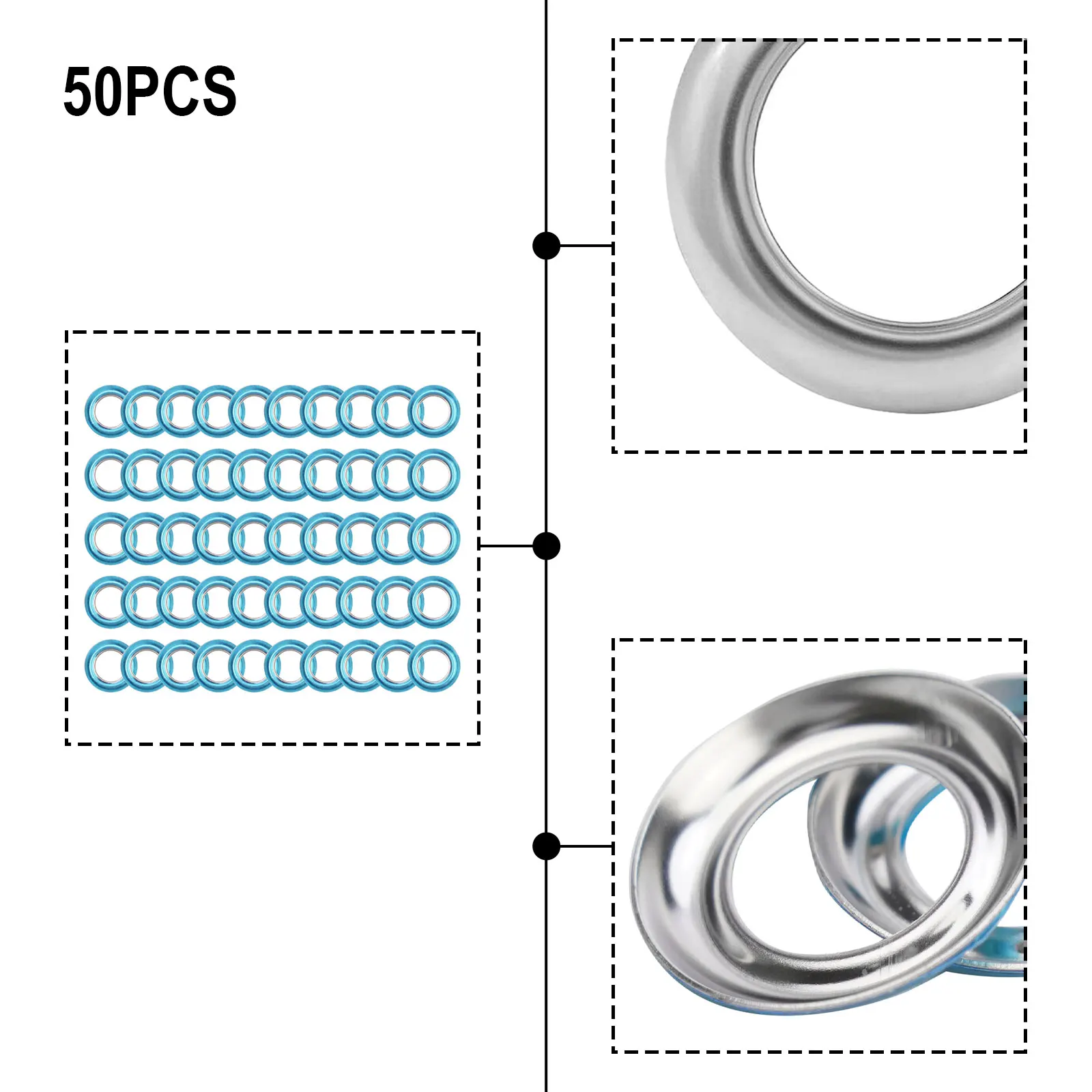 Round Stainless Steel Tools 50pcs Accessories Base Brand New Durable High Quality Practical Replacement Useful
Round Stainless Steel Tools 50pcs Accessories Base Brand New Durable High Quality Practical Replacement Useful