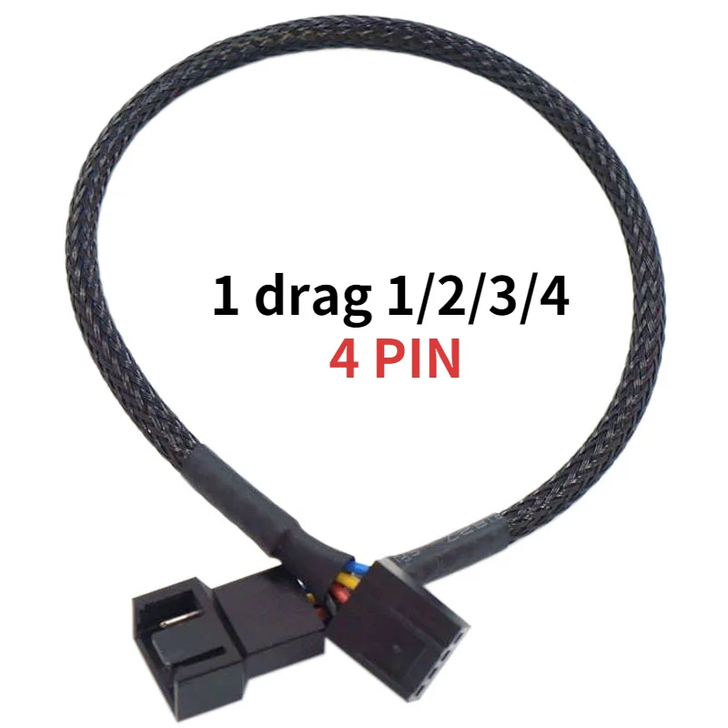 1pc PWM Extension Cable Mainboard CPU 1 Drag 1/2/3/4 4 PIN Fan 4P Adapter Cable Computer Case 4 PIN Power Cables Connectors
1pc PWM Extension Cable Mainboard CPU 1 Drag 1/2/3/4 4 PIN Fan 4P Adapter Cable Computer Case 4 PIN Power Cables Connectors