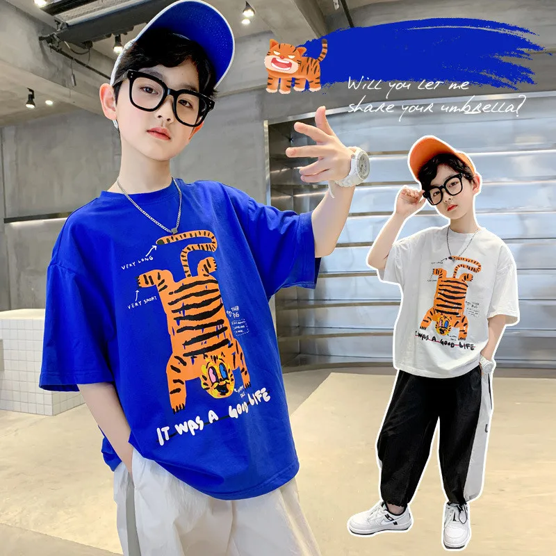 Boys Short Sleeve T Shirt Top Tee Kids T-shirt Summer Casual Cotton Kids Tops Cartoon Print Shirt Tops Tees Boys Clothes 6 8 10Y
Boys Short Sleeve T Shirt Top Tee Kids T-shirt Summer Casual Cotton Kids Tops Cartoon Print Shirt Tops Tees Boys Clothes 6 8 10Y