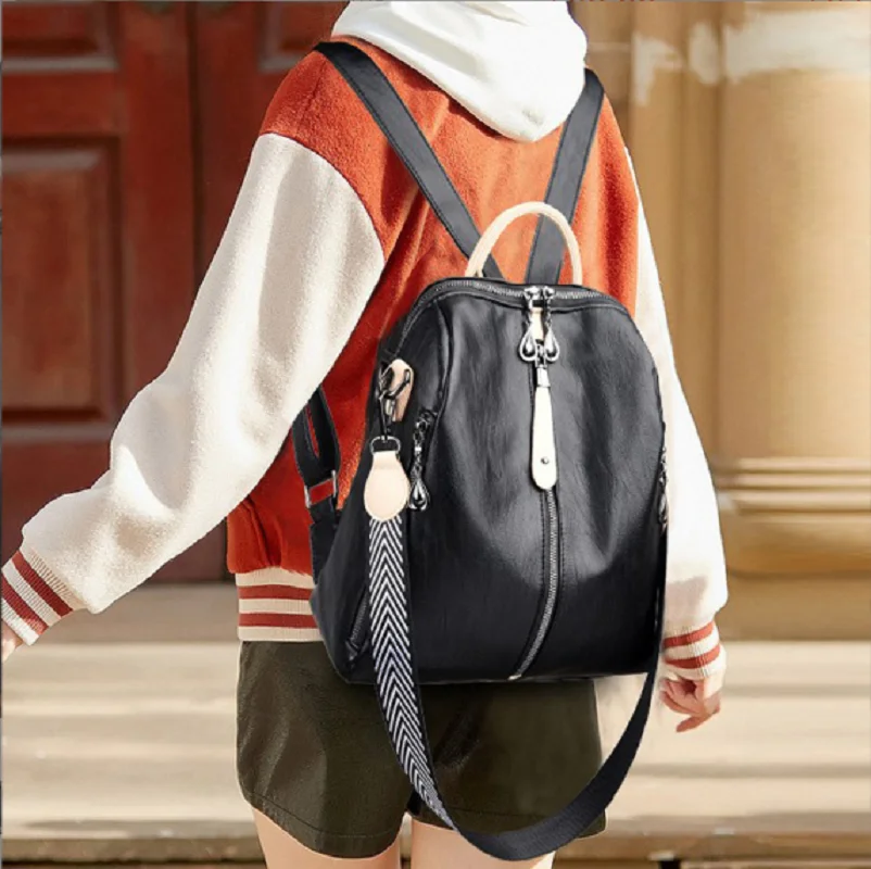 Hot Sale High Quality Leather Backpack Women Large Capacity Travel Backpacks Fashion Luxury Shoulder Bags School Bag Totes
Hot Sale High Quality Leather Backpack Women Large Capacity Travel Backpacks Fashion Luxury Shoulder Bags School Bag Totes