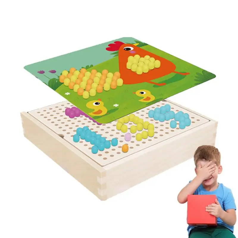 Mushroom Nail Puzzle 240pcs Nails Peg Boards For Kids With Solid Wood Storage Box Wooden Mushroom Nails Pegboard 3 Years Old
Mushroom Nail Puzzle 240pcs Nails Peg Boards For Kids With Solid Wood Storage Box Wooden Mushroom Nails Pegboard 3 Years Old