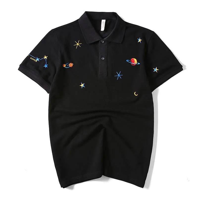 Ins Trendy HK Style Polo Shirt Men's Trendy Embroidered Tops Loose Large Lapel Short Sleeve Oversized T-shirt Men's Summer Wear
Ins Trendy HK Style Polo Shirt Men's Trendy Embroidered Tops Loose Large Lapel Short Sleeve Oversized T-shirt Men's Summer Wear