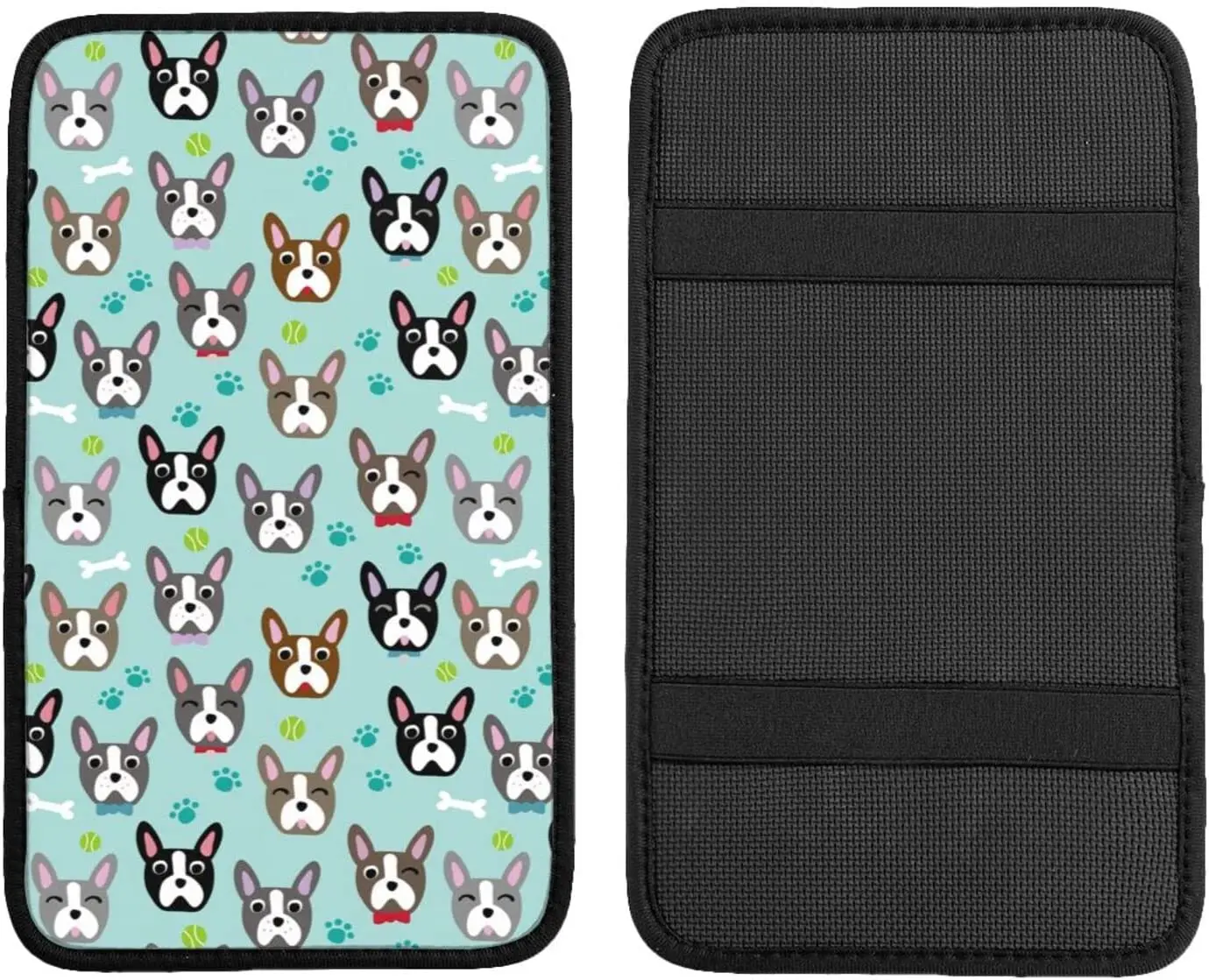 Auto Center Console Armrest Cover Pad, Cute Dog Face Cartoon Boston Terrier Universal Fit Car Armrest Cover Cushion Ma
Auto Center Console Armrest Cover Pad, Cute Dog Face Cartoon Boston Terrier Universal Fit Car Armrest Cover Cushion Ma