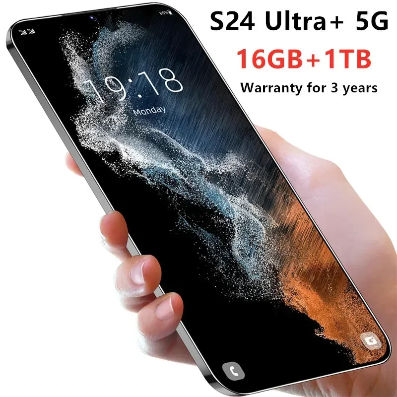 

Global Version Original Smartphone S24 Ultra 16G 1TB Telephone 72MP Camera Celular Daul Card 6800mAh 4G 5G Mobile Cell Phone