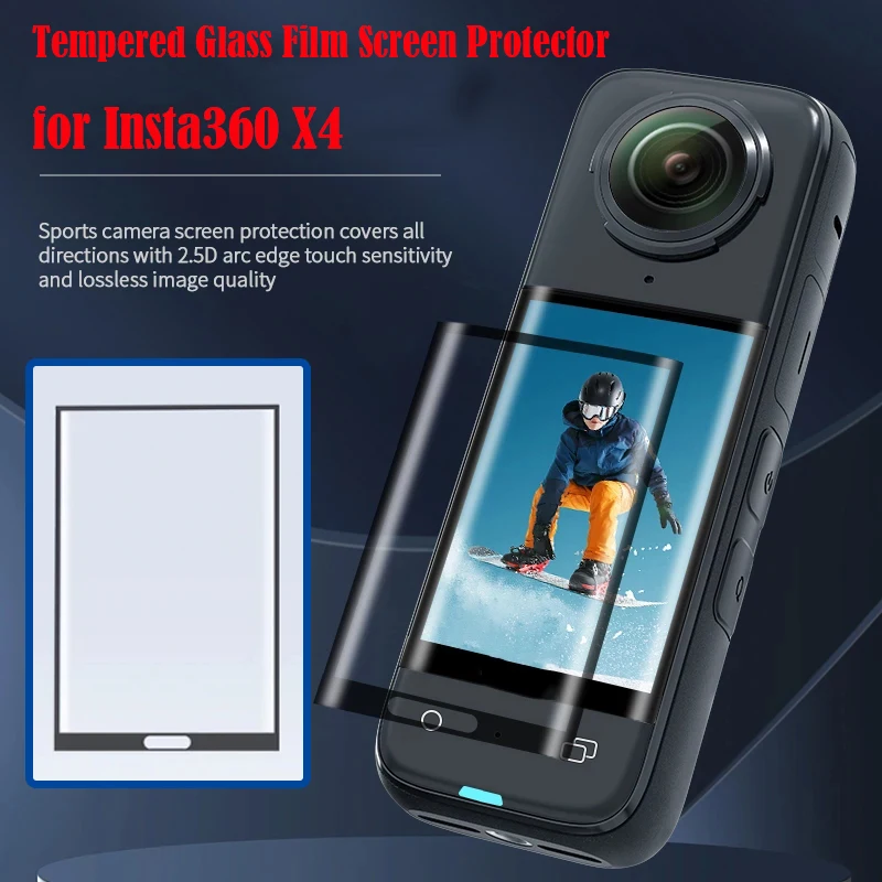 Screen Glass Protective Film For Insta360 X4 Screen Protector Tempered Glass Film Protective For Insta 360 X4 Camera Accessores
Screen Glass Protective Film For Insta360 X4 Screen Protector Tempered Glass Film Protective For Insta 360 X4 Camera Accessores