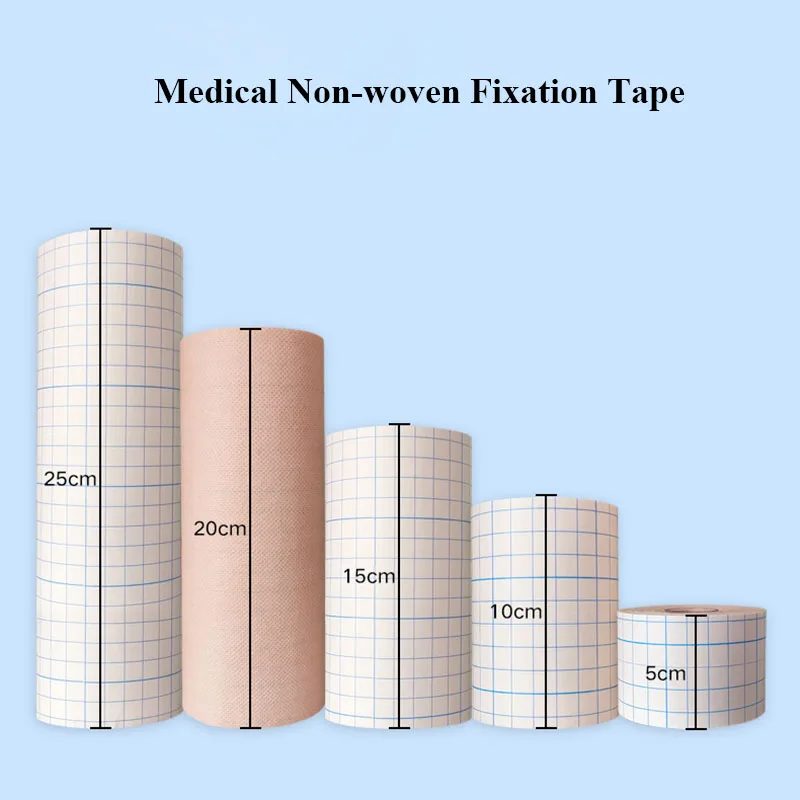 

1Roll Medical Non-woven Adhesive Tape First Aid Bandage Gauze Plaster Indwelling Needle Catheter Wound Dressing Fixation Tape