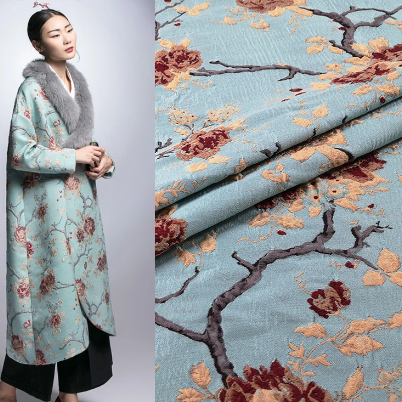 Jacquard Brocade Fabric Chinese Embossed Fabrics Autumn and Winter Trench Coat Cheongsam Thick Material Fashion Design Wholesale
Jacquard Brocade Fabric Chinese Embossed Fabrics Autumn and Winter Trench Coat Cheongsam Thick Material Fashion Design Wholesale