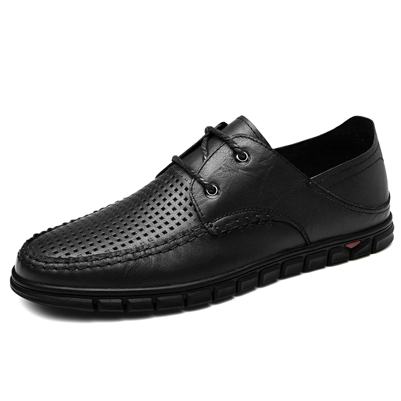 Men Genuine Leather Casual Shoes Fashion Black Breathable Men's Shoes Business Summer Flast Male High Quality Hollow Out Oxfords
Men Genuine Leather Casual Shoes Fashion Black Breathable Men's Shoes Business Summer Flast Male High Quality Hollow Out Oxfords