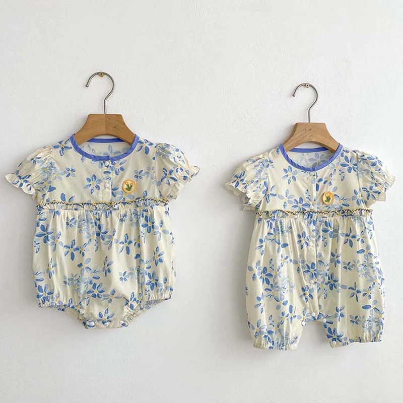 Toddler Baby Girls Jumpsuit Short Sleeved Cotton Floral Printing Infant Baby Girl Bodysuits Baby Girls Clothes For Summer
Toddler Baby Girls Jumpsuit Short Sleeved Cotton Floral Printing Infant Baby Girl Bodysuits Baby Girls Clothes For Summer