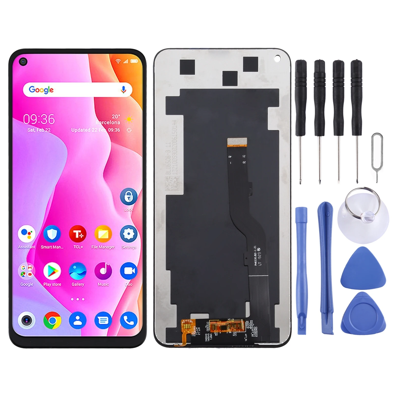 ЖК-экран для TCL 10L / TCL 10 Lite / TCL Plex / T780H / T770H с дигитайзером в полной сборке
ЖК-экран для TCL 10L / TCL 10 Lite / TCL Plex / T780H / T770H с дигитайзером в полной сборке