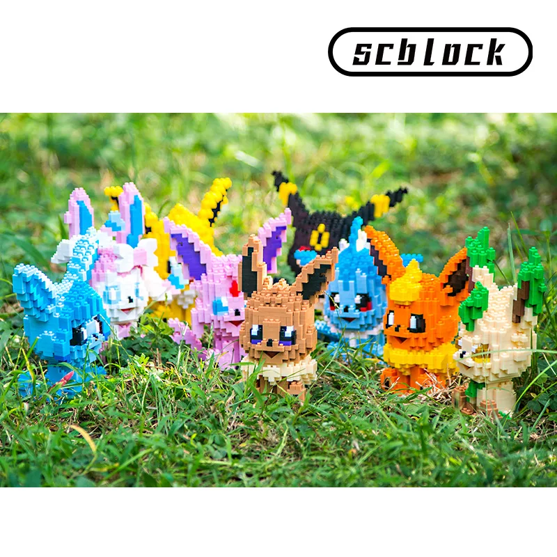 Микро-конструктор эльф Покемон Eevee, семейная кукла Mmini, сборные строительные блоки, игрушки, игра для обучения родителей и детей
Микро-конструктор эльф Покемон Eevee, семейная кукла Mmini, сборные строительные блоки, игрушки, игра для обучения родителей и детей