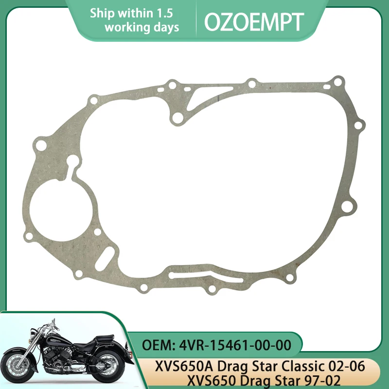 Ремонтная прокладка картера двигателя для XVS650 Drag Star 97-02 650A Drag Star Classic 02-06 OEM:4VR-15461-00-00
Ремонтная прокладка картера двигателя для XVS650 Drag Star 97-02 650A Drag Star Classic 02-06 OEM:4VR-15461-00-00