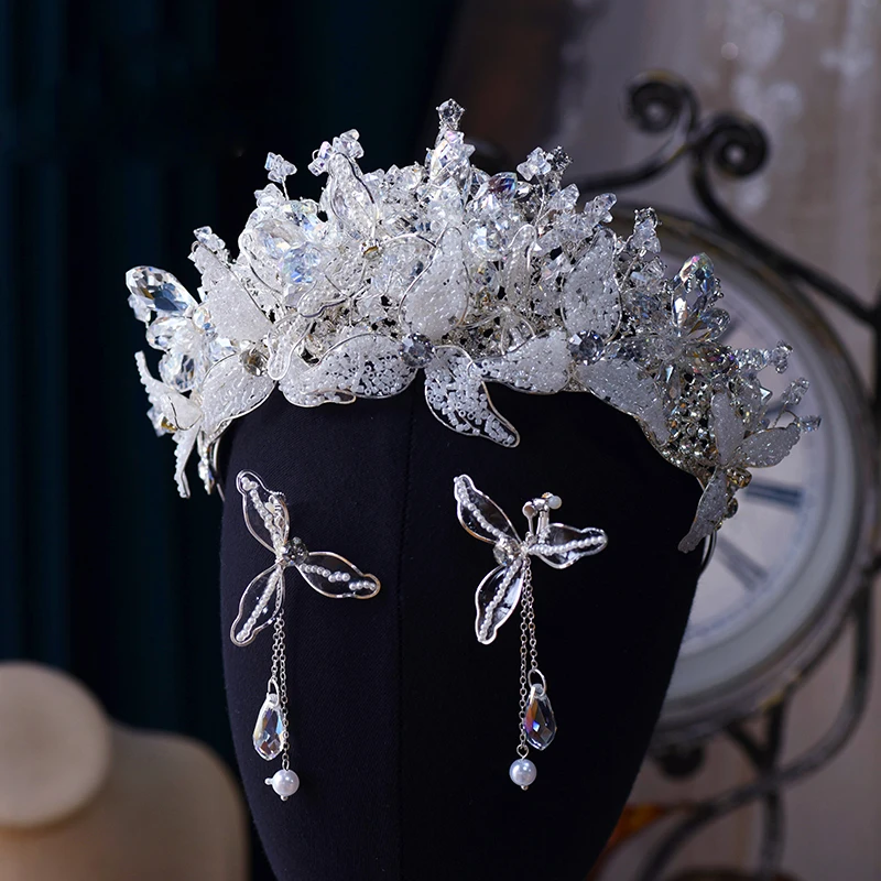 Cute CZ Zircon Crystals Wedding Tiaras Headpices Sparkling Bridal Headbands Brides Hair Accessories Evening Head Wear
Cute CZ Zircon Crystals Wedding Tiaras Headpices Sparkling Bridal Headbands Brides Hair Accessories Evening Head Wear