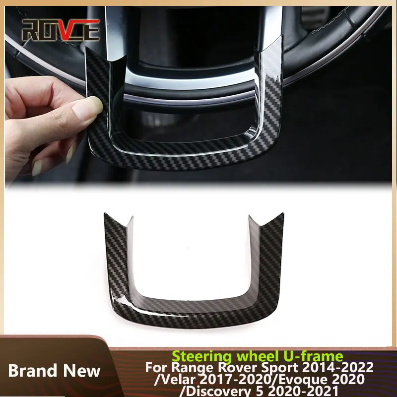 ROVCE ABS Carbon Fiber Steering Wheel Frame Decoration Cover Trim For Range Rover Velar Sports Evoque 2014-2020 Accessories
ROVCE ABS Carbon Fiber Steering Wheel Frame Decoration Cover Trim For Range Rover Velar Sports Evoque 2014-2020 Accessories
