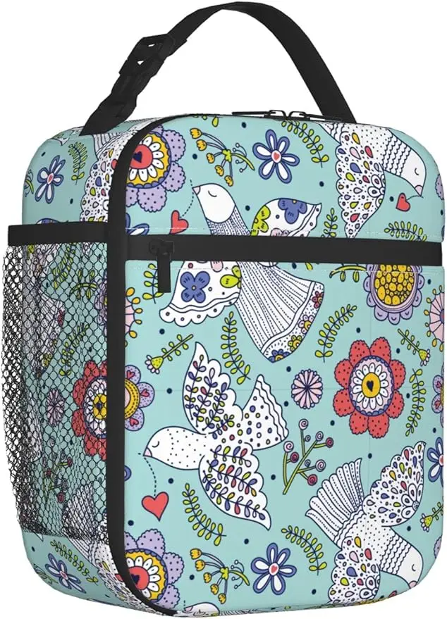 Lunch Bag Men Women Peace, Love And Flowers Lunch Bags Reusable Insulated Thermal Lunch Box Portable Tote Bag Cooler Picnic Bag
Lunch Bag Men Women Peace, Love And Flowers Lunch Bags Reusable Insulated Thermal Lunch Box Portable Tote Bag Cooler Picnic Bag