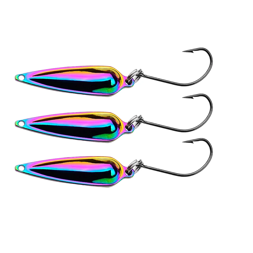 Durable Metal Spinner Spoon Fishing Lures for Bass and Saltwater Fishing Reflective Sequins Suitable for Various Fish Species
Durable Metal Spinner Spoon Fishing Lures for Bass and Saltwater Fishing Reflective Sequins Suitable for Various Fish Species