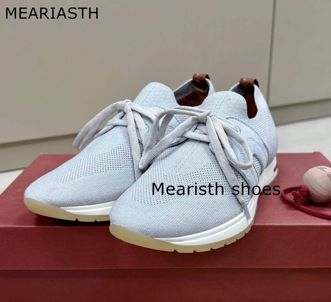 Breathable Knitting Women Shoes Lace Up Strentch Thick Sole Outdoor Footwear Mesh Spring New Women Walk Sneakers Casual Flats
Breathable Knitting Women Shoes Lace Up Strentch Thick Sole Outdoor Footwear Mesh Spring New Women Walk Sneakers Casual Flats