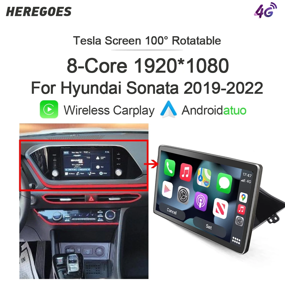 12.8" IPS Android 10 Car Radio For Hyundai Sonata DN8 2019 2020 2021 1920*1080 Navigation GPS Wireless Carplay 6G+128G Wifi LTE
12.8" IPS Android 10 Car Radio For Hyundai Sonata DN8 2019 2020 2021 1920*1080 Navigation GPS Wireless Carplay 6G+128G Wifi LTE