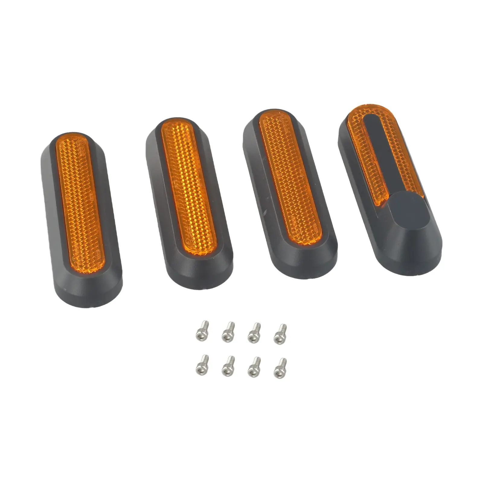 4pcs Scooter Reflector Safety Reflective Rear Wheel Hub Covers Protective Back Shell For-Xiaomi M365 Pro Pro2 1S
4pcs Scooter Reflector Safety Reflective Rear Wheel Hub Covers Protective Back Shell For-Xiaomi M365 Pro Pro2 1S