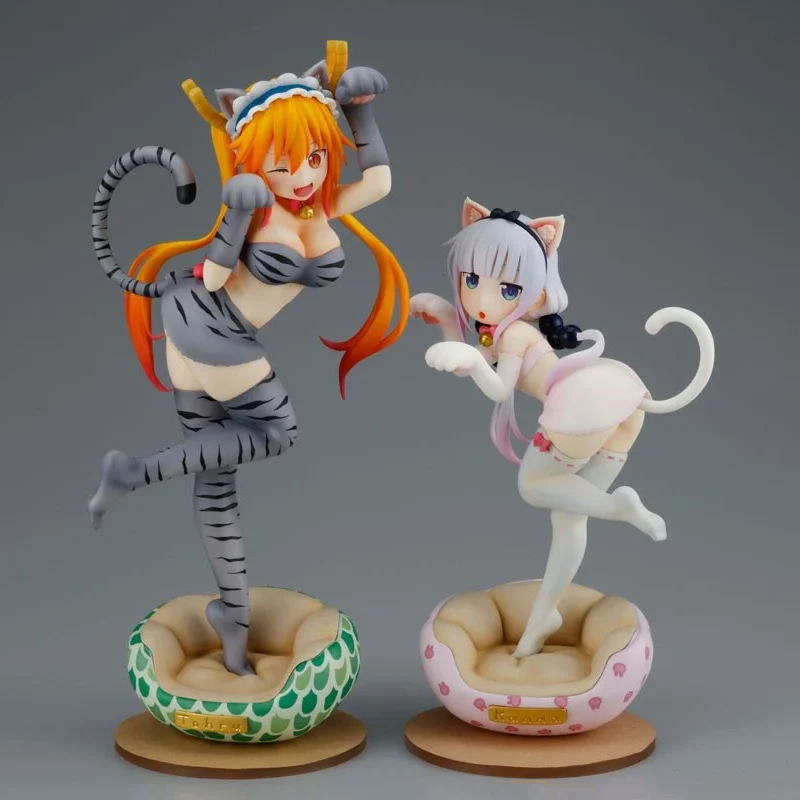 

Genuine Tohru Kanna Kamui Miss Kobayashi's Dragon Maid Anime Figure Figurine Collection Model Cartoon Decor Dolls Birthday Gift