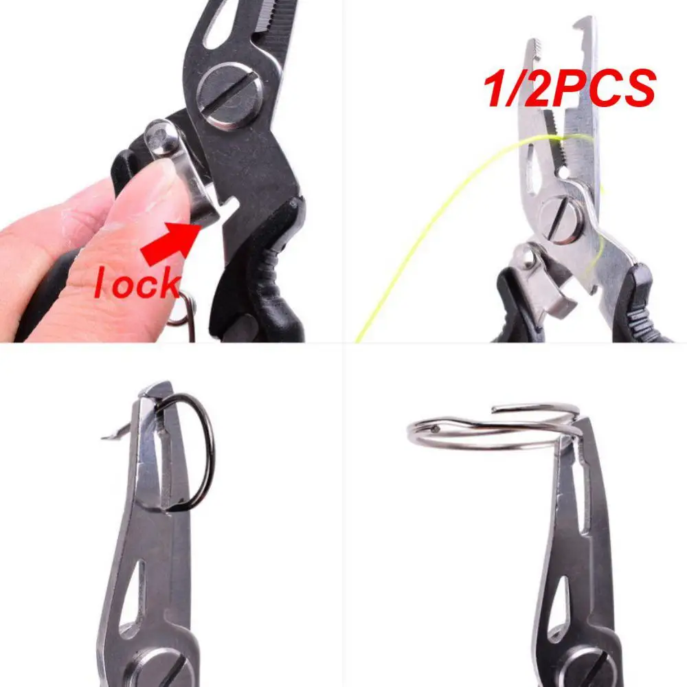 

1/2PCS Fishing Plier Scissor Braid Line Lure Cutter Hook Remover etc. Fishing Tackle Tool Cutting Fish Use Tongs Multifunction