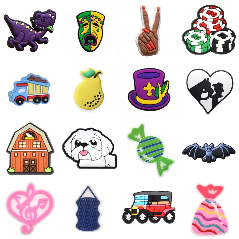 1Pcs PVC Shoes Charms Accessories Boys Girls Party Gifts Garden Clog Buckle Pins Decorations for Croc Sandals Wristband 
1Pcs PVC Shoes Charms Accessories Boys Girls Party Gifts Garden Clog Buckle Pins Decorations for Croc Sandals Wristband