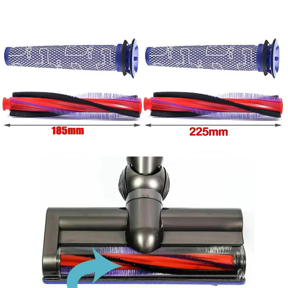 2pcs185/225mm Roller Brush Bar Filters Replacement For Dyson V6 DC58 DC59 SV03 DC62 Vacuum Cleaner Parts 963830-01 Accessories
2pcs185/225mm Roller Brush Bar Filters Replacement For Dyson V6 DC58 DC59 SV03 DC62 Vacuum Cleaner Parts 963830-01 Accessories