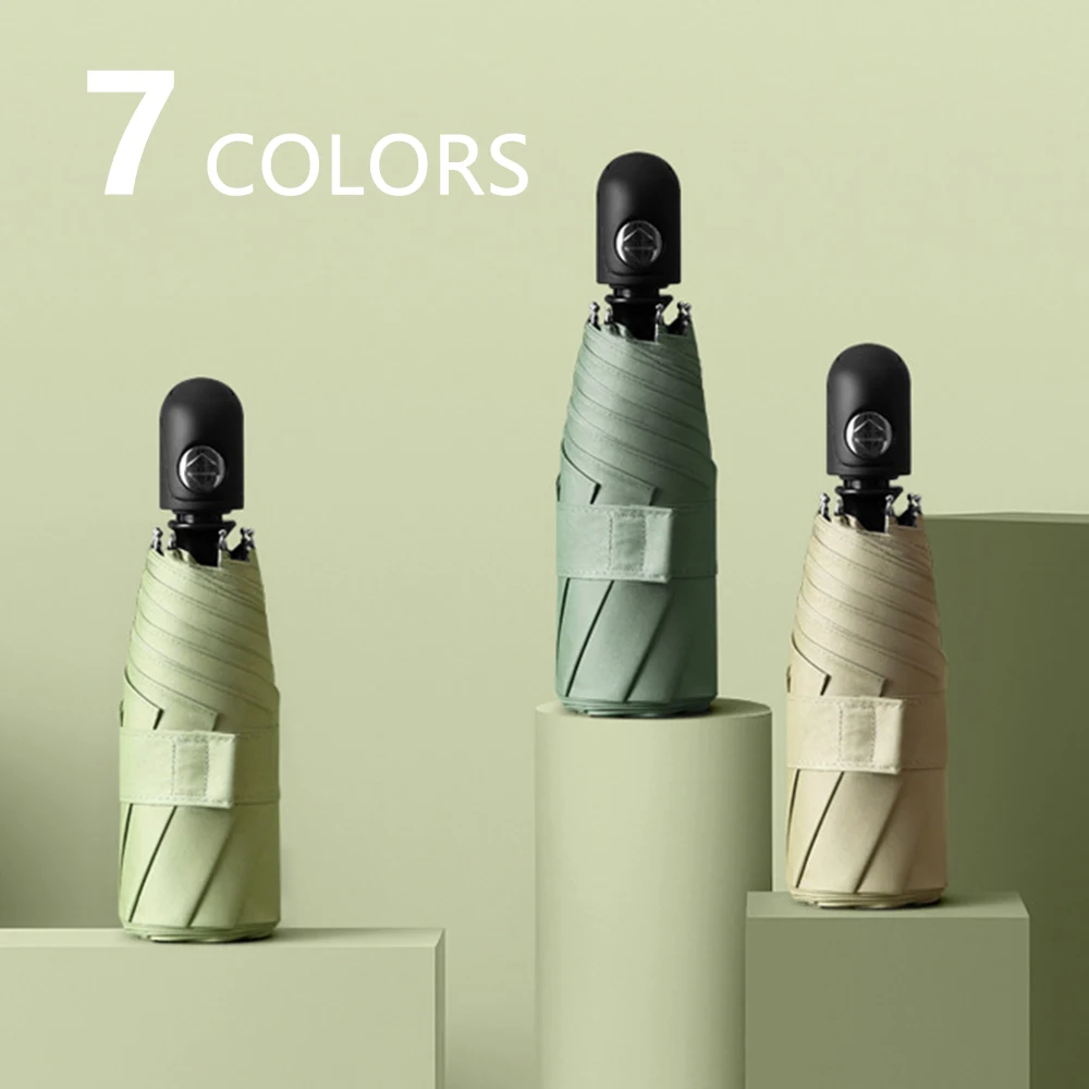 New Cute Automatic Mini Umbrella Rain Women UV Protection Five Folding Umbrellas Sun Colorful 8 Ribs Windproof Parasol UPF50+
New Cute Automatic Mini Umbrella Rain Women UV Protection Five Folding Umbrellas Sun Colorful 8 Ribs Windproof Parasol UPF50+