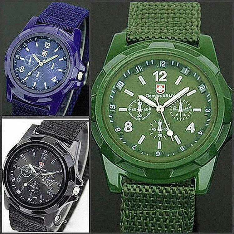 Fashion Zwitserse Gevlochten Riem Militaire Gemius Zee, Land En Lucht Leger Sport Horloge Groothandel
Fashion Zwitserse Gevlochten Riem Militaire Gemius Zee, Land En Lucht Leger Sport Horloge Groothandel