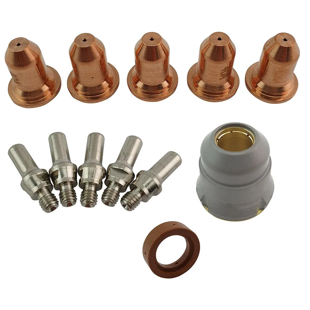 12 PCS Plasma Cutter Torch Vortex Ring CUT30 Consumable Kit Cutting Head Electrode Fixed Plasma Cutting Machine Parts
12 PCS Plasma Cutter Torch Vortex Ring CUT30 Consumable Kit Cutting Head Electrode Fixed Plasma Cutting Machine Parts