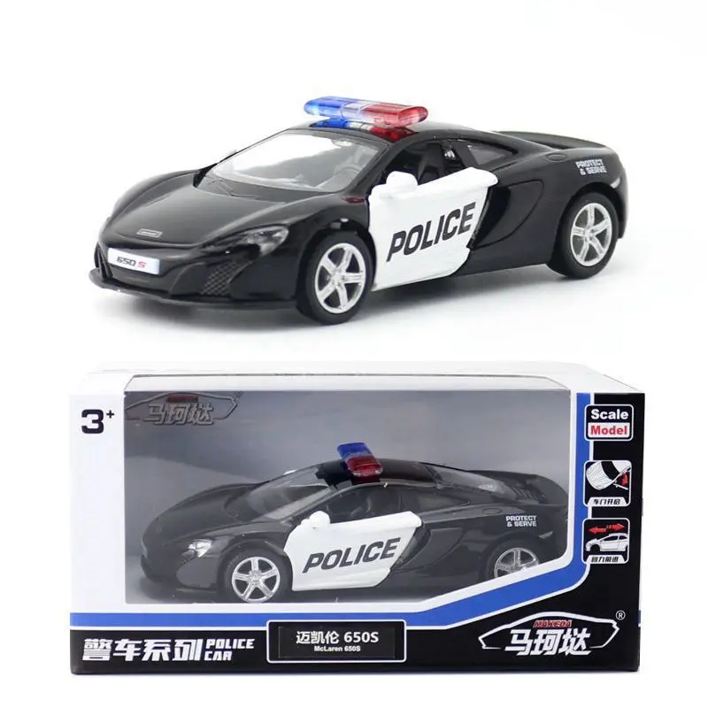 Модель полицейского автомобиля Makeda в масштабе 1:36 Mclaren 650 s, модель автомобиля из сплава, литая модель автомобиля, коллекционный подарок
Модель полицейского автомобиля Makeda в масштабе 1:36 Mclaren 650 s, модель автомобиля из сплава, литая модель автомобиля, коллекционный подарок