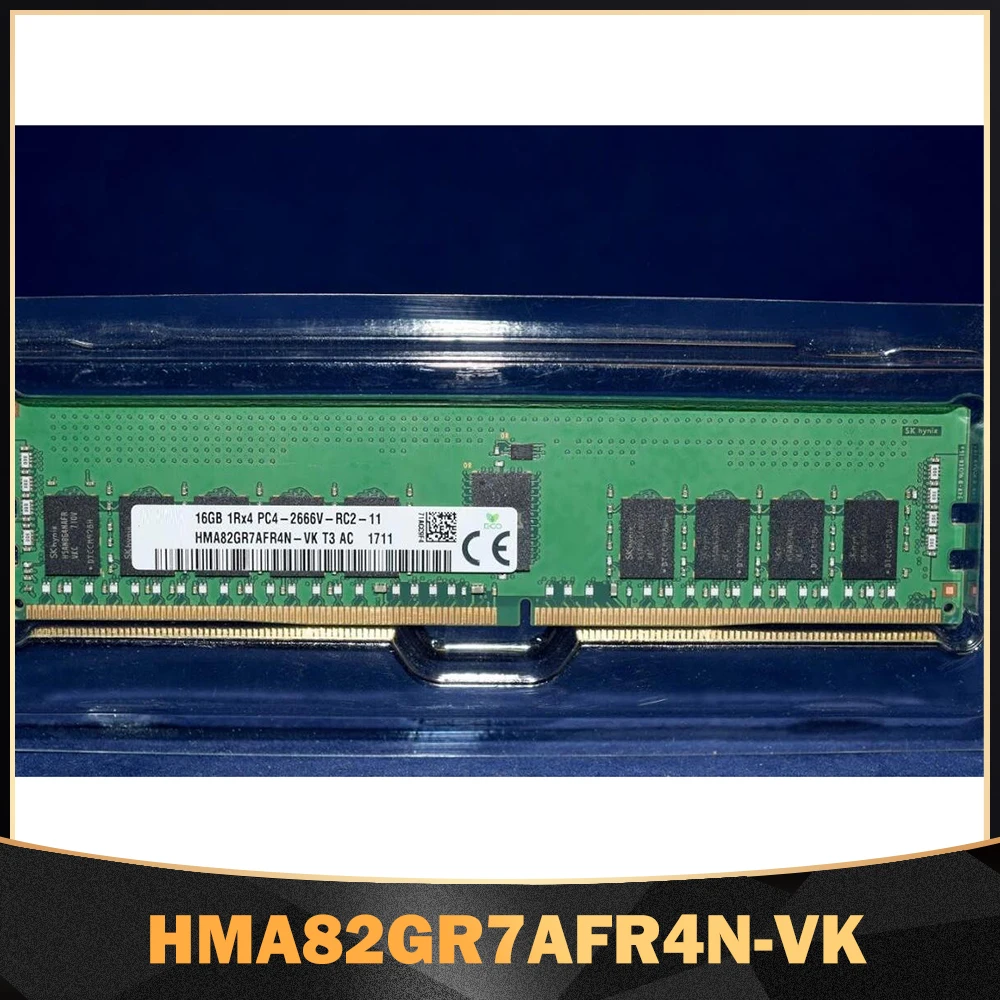 

1PCS RAM 16GB 16G 1RX4 PC4-2666V ECC For SK Hynix Server Memory HMA82GR7AFR4N-VK