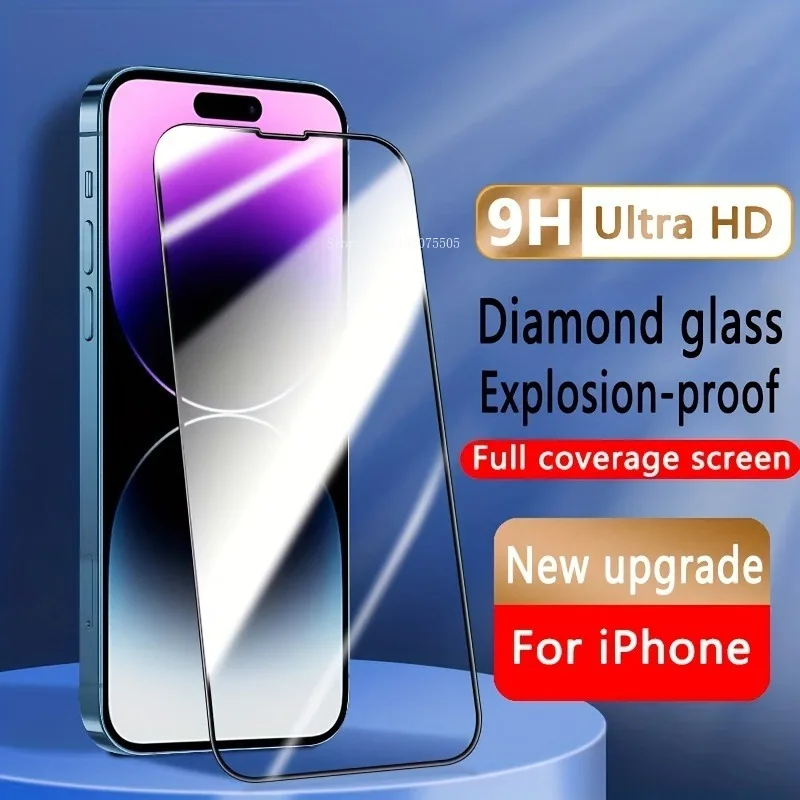 Закаленное стекло с полным покрытием для IPhone, защитная пленка для экрана IPhone 11, 12, 13, 14, 15 Pro Max, 14, 15 Plus, Pro Max 6, 7, 8Plus, X, XR, XS Max, стекло, 1 шт.
Закаленное стекло с полным покрытием для IPhone, защитная пленка для экрана IPhone 11, 12, 13, 14, 15 Pro Max, 14, 15 Plus, Pro Max 6, 7, 8Plus, X, XR, XS Max, стекло, 1 шт.