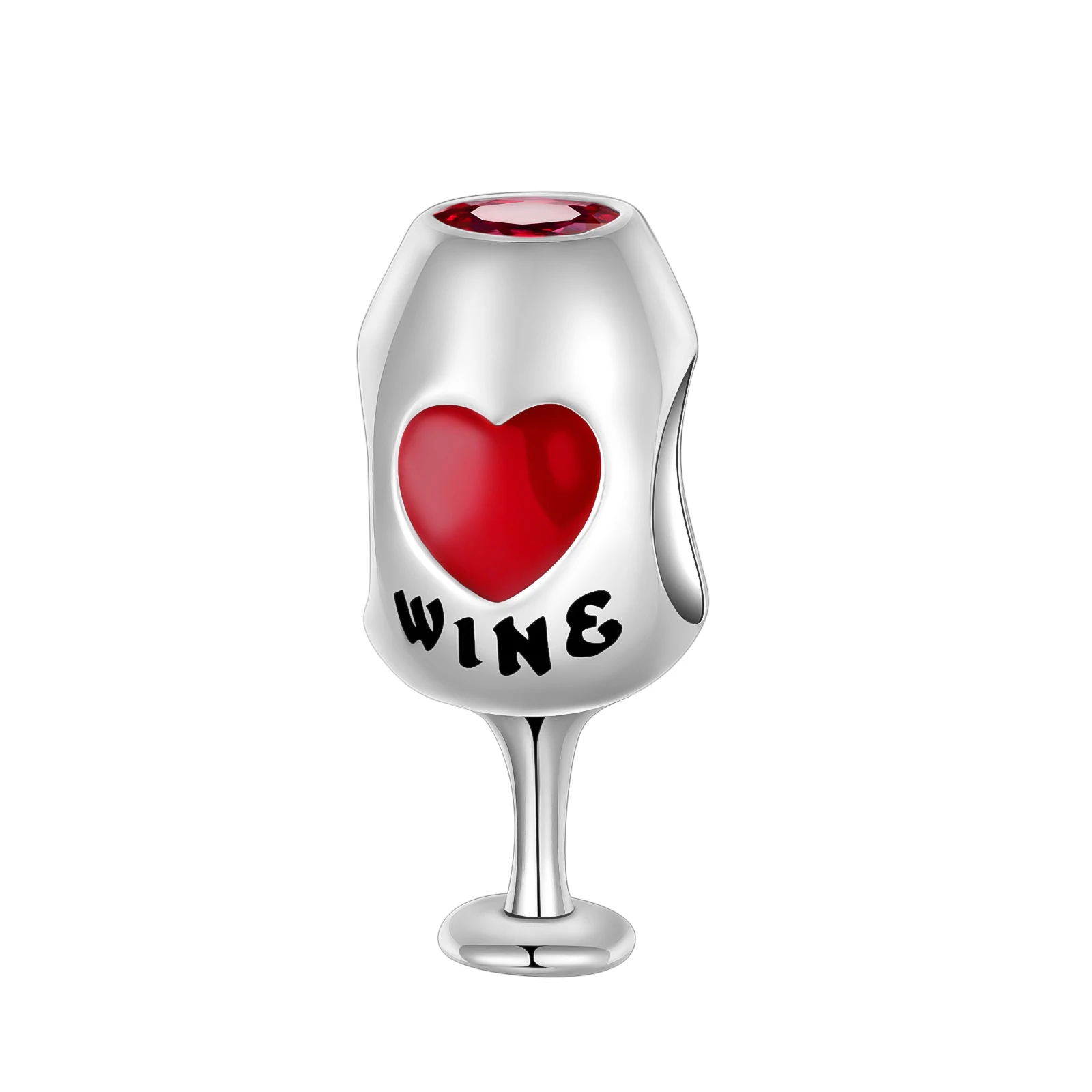 925 silver red love wineglass wins boutique fashion fit pandora original bracelet charm beads necklace Diy female jewelry
925 silver red love wineglass wins boutique fashion fit pandora original bracelet charm beads necklace Diy female jewelry