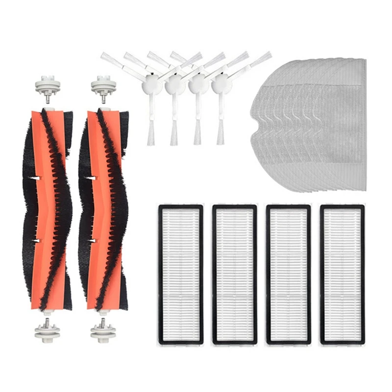 Набор из 18 шт. для Dreame Bot L10 Pro Запчасти для роботизированного пылесоса Kits, основная боковая щетка, фильтры, тряпка
Набор из 18 шт. для Dreame Bot L10 Pro Запчасти для роботизированного пылесоса Kits, основная боковая щетка, фильтры, тряпка