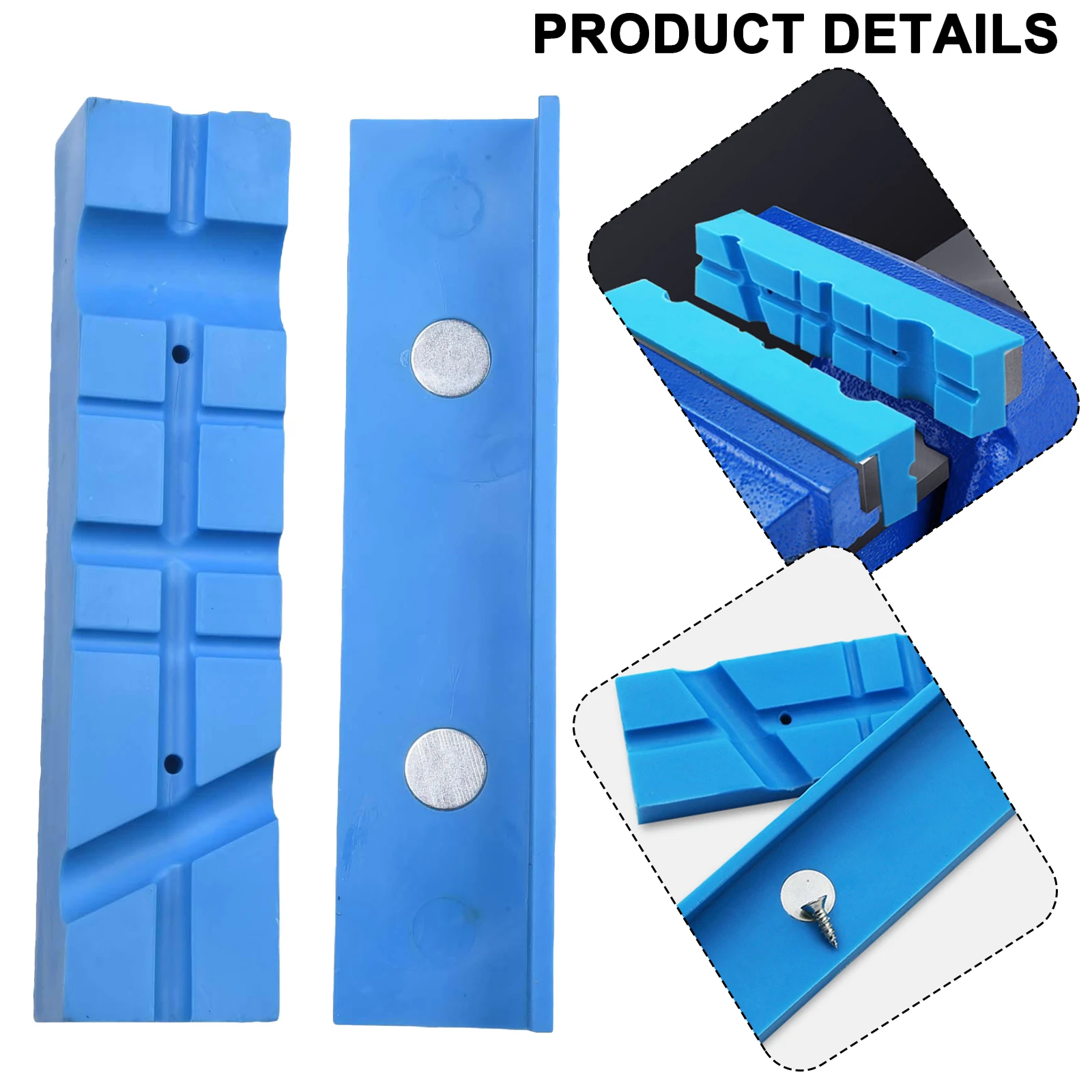 1set Magnetic Protective Strip For Bench Vise Jaws Anti-slip Pads Protective Sleeve 14*4*3cm Hand Tools Accessories
1set Magnetic Protective Strip For Bench Vise Jaws Anti-slip Pads Protective Sleeve 14*4*3cm Hand Tools Accessories
