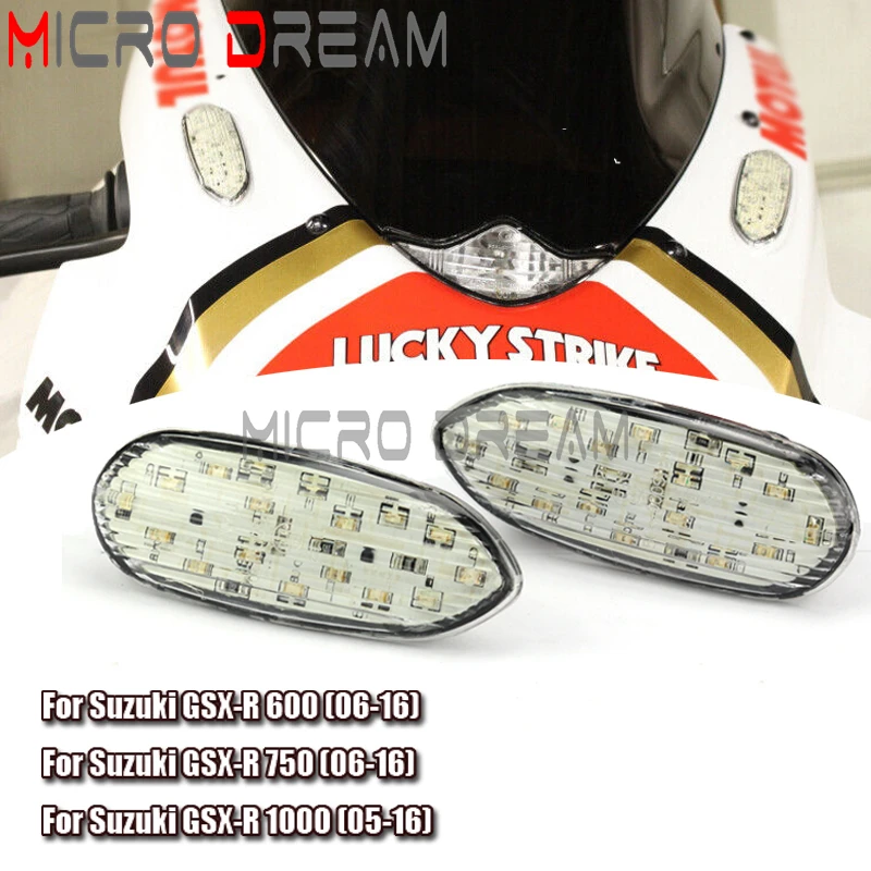 Motorcycle Mirror Block-Off Flush Mount LED Front Turn Signal Light For Suzuki GSXR GSX-R 600 750 1000 2005-2016 Turning Lamp
Motorcycle Mirror Block-Off Flush Mount LED Front Turn Signal Light For Suzuki GSXR GSX-R 600 750 1000 2005-2016 Turning Lamp