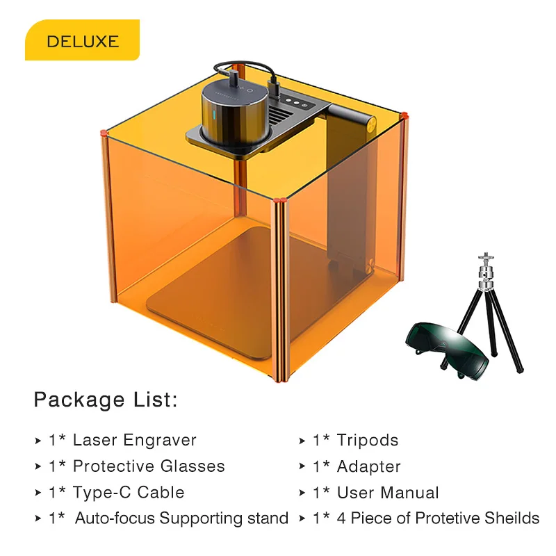 L1-PRO Deluxe 3D Laser Engraving Machine Desktop Etcher Cutter Laserpecker Pro Luxury Printer Mini Professional Engraver
L1-PRO Deluxe 3D Laser Engraving Machine Desktop Etcher Cutter Laserpecker Pro Luxury Printer Mini Professional Engraver