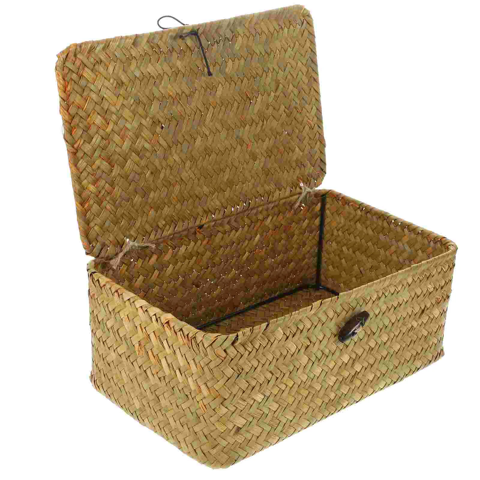 Handwoven Natural Seagrass Nesting Storage Baskets Woven Organizer Bins Storage Box With Button and Lid for Kitchen Cabinets
Handwoven Natural Seagrass Nesting Storage Baskets Woven Organizer Bins Storage Box With Button and Lid for Kitchen Cabinets