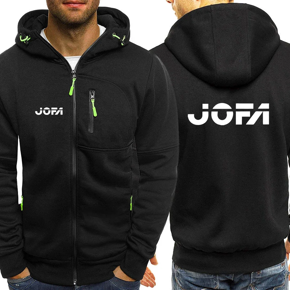 

100% JOFA Hockeyer Sporter Helmet Gretzky 2024 Men's Hooded Coats Casual Zipper Sweatshirts Male Tracksuit Fashion Outerwear