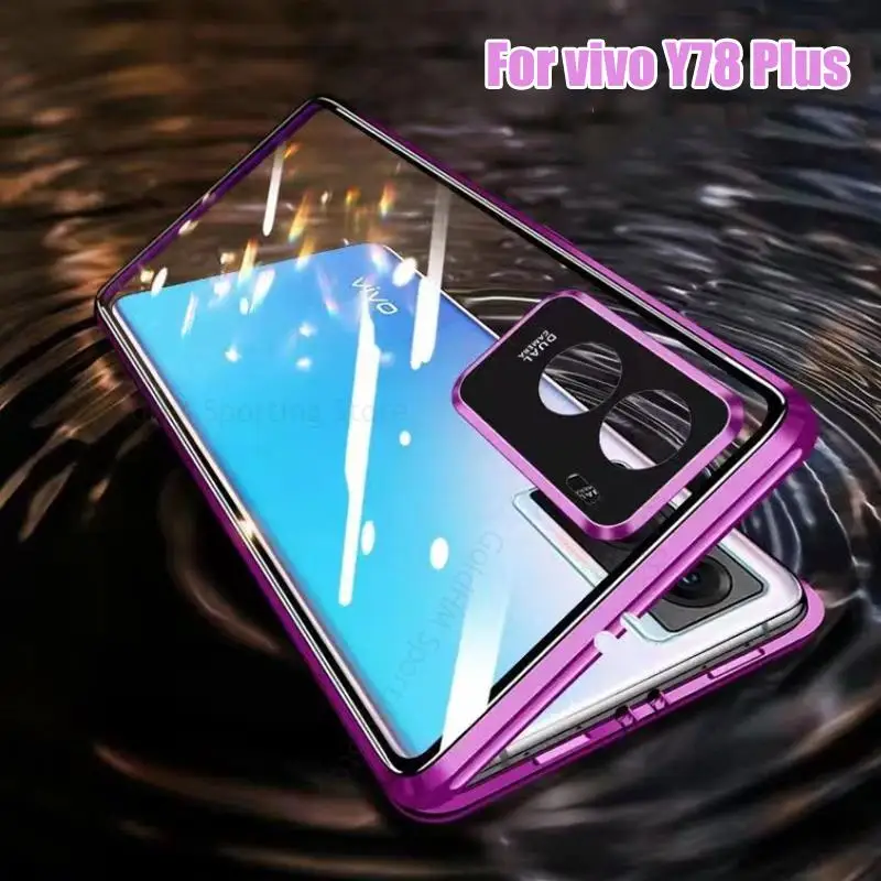 For vivo Y78 Plus Tempered Glass Phone Flip Case For VIVO Y77e 360 Double Sided Magnetic Full Protective Cover For Vivo T2x T1x
For vivo Y78 Plus Tempered Glass Phone Flip Case For VIVO Y77e 360 Double Sided Magnetic Full Protective Cover For Vivo T2x T1x