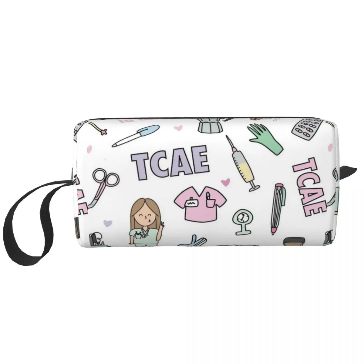 Doctor Nurse Enfermera En Apuros Makeup Bag Pouch Cosmetic Bag Travel Toiletry Small Makeup Pouch Storage Bag for Women
Doctor Nurse Enfermera En Apuros Makeup Bag Pouch Cosmetic Bag Travel Toiletry Small Makeup Pouch Storage Bag for Women