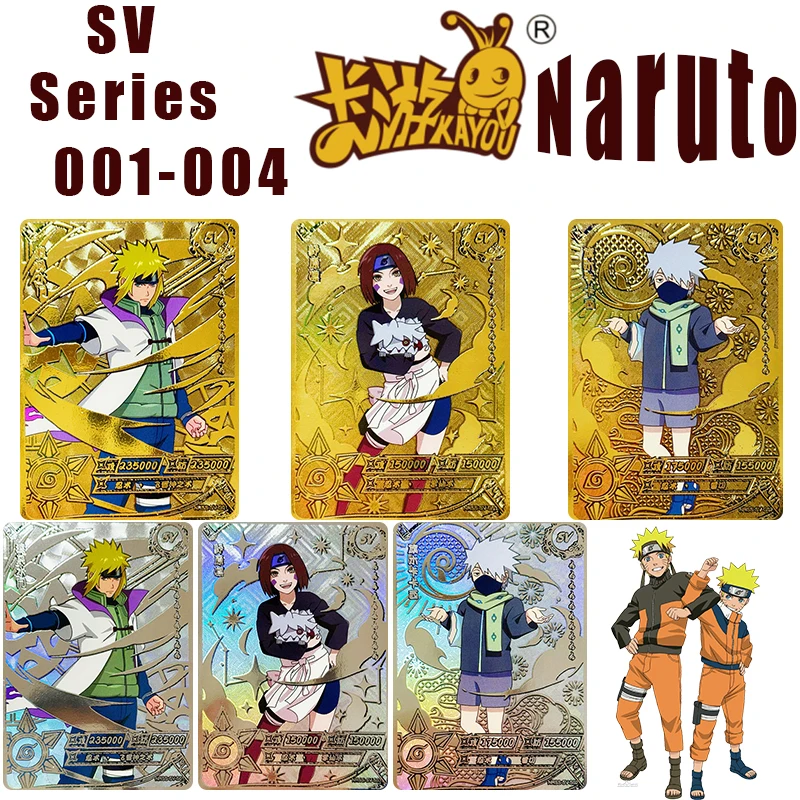 

Kayou Naruto Hatake Kakashi Sv Series Anime Characters Bronzing Collection Card Cartoon Toys Children's Toy Card Christmas Gift