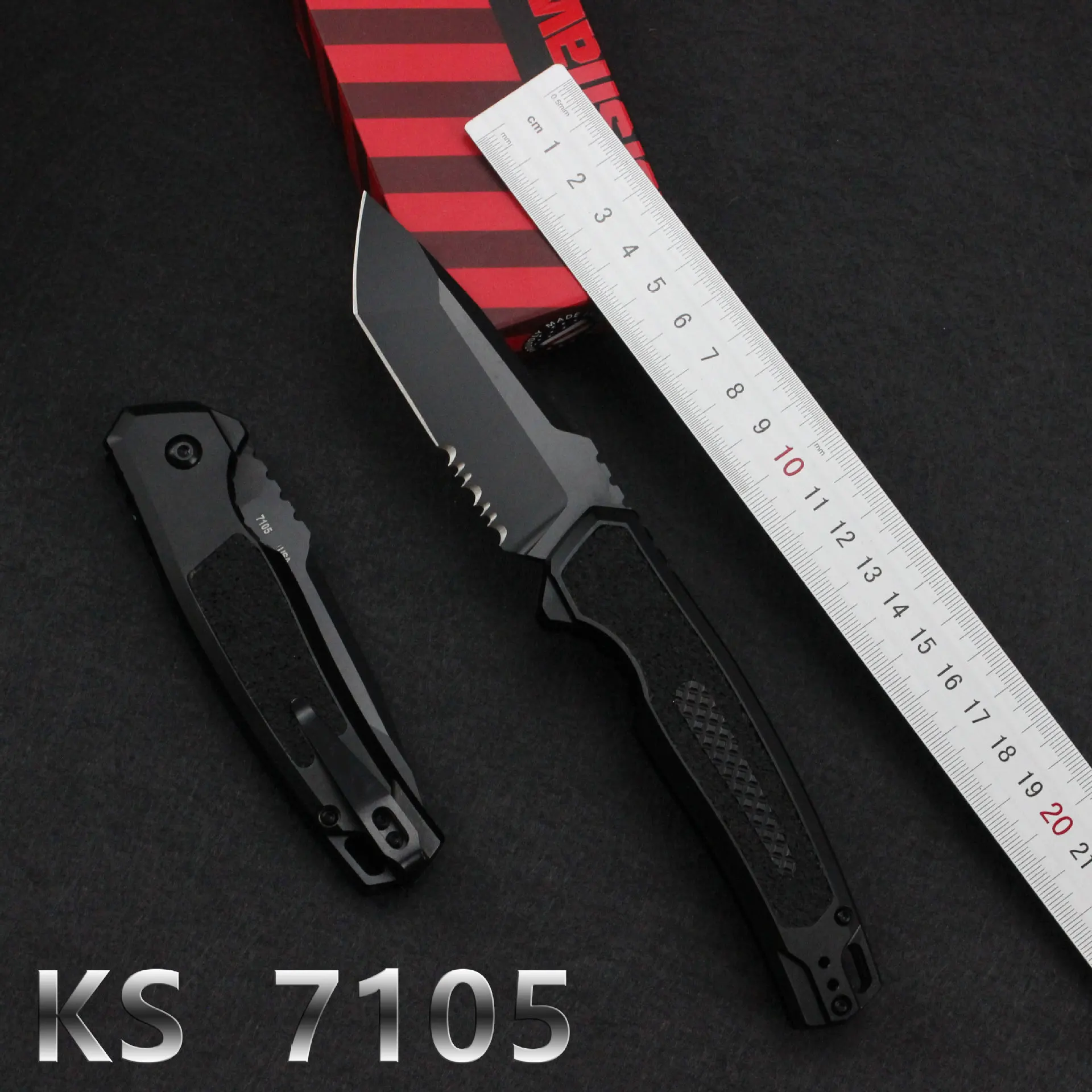 KS 7105 OutdOOr Folding Knife CPM 154 AviAtion Aluminum Alloy Handle Multi-functional Pocket CNC Camping
KS 7105 OutdOOr Folding Knife CPM 154 AviAtion Aluminum Alloy Handle Multi-functional Pocket CNC Camping