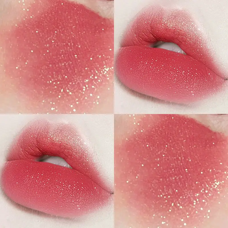 

Lip Gloss Glazed Glittering Lip Lacquer Velvet Matte Light Lipstick Not Easy To Fade Light Thin Lip Makeup Cosmetics Delicate